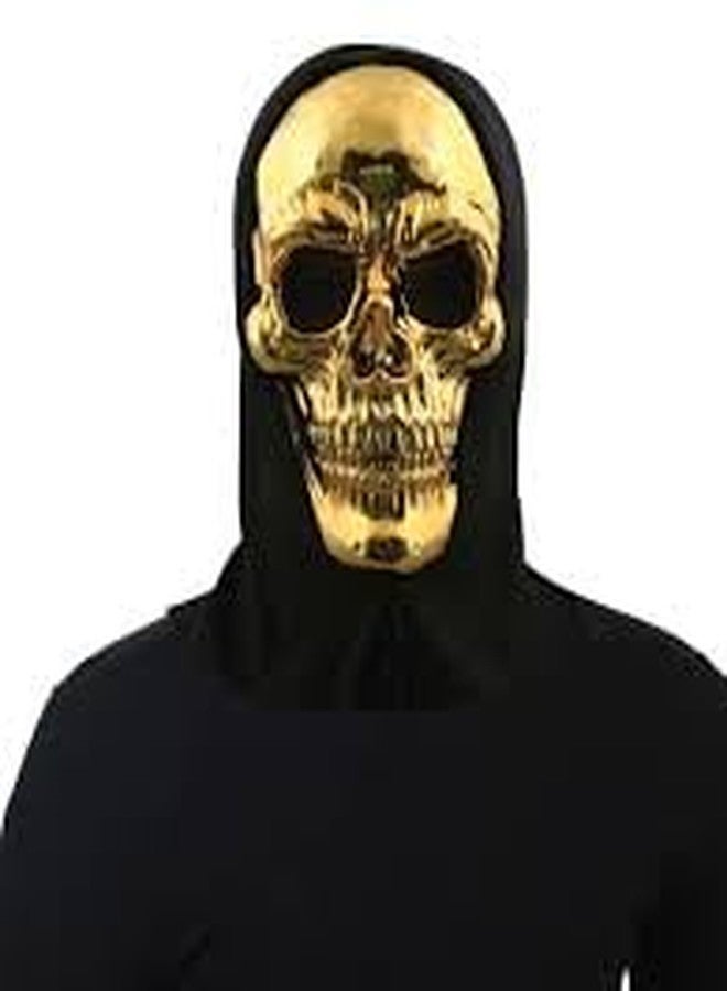 ASBK Decorative Face Masks Collection, Party and Halloween Masks,Various theme Mask Designs (Golden Skull Mask) - Image 2